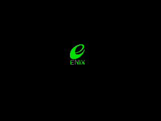 2. この ENIX ロゴの直前の黒い画面で、キーが記録される