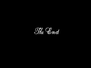 3. 「The End」で「下 ＋ 取消」を押す
